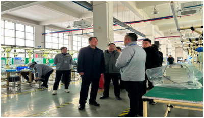 王庆武调研工业企业复工复产