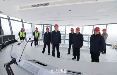 市委书记黄晓武在怀远县调研督导